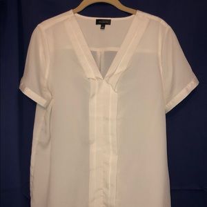 Limited cream pleated blouse